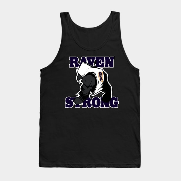 Raven Strong 1 Tank Top by Spikeani